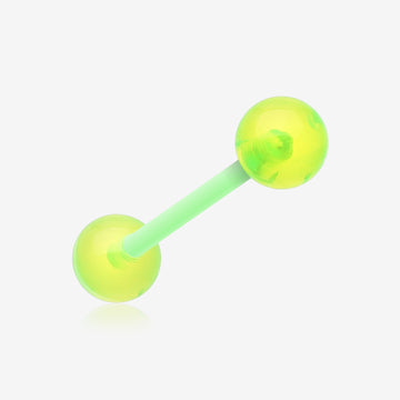 Basic UV Acrylic Piercing Barbell-Green